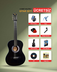Siyah Klasik Gitar 3/4 Junior Başlangıç