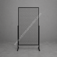 60*150 CM Tekerlekli Pano Stant , Aksesuar Standı, Duvar Panosu, Çok Amaçlı Stant