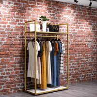 Dekoratif Butik Mağaza Düz Tekli Elbise Askılık