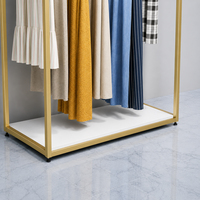 Dekoratif Butik Mağaza Düz Tekli Elbise Askılık