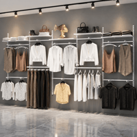Mağaza Raf Sistemi, Askılık Sistemi, Butik Rafı, Mağaza Stand, Giyinme Odası-305x200 Cm