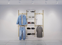 MD DEKORASYON Mağaza Raf Sistemi, Askılık Sistemi, Butik Rafı, Mağaza Stand, Giyinme Odası 180*200