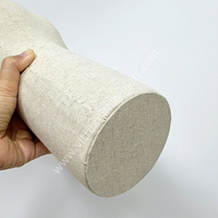 MD Vitrin Dekorasyon Krem Keten Kumaş Tekli Kafa Aksesuar Mankeni (Adet)