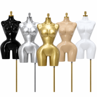 MD Vİtrin Dekorasyon ÖZEL BEDEN PANTOLON GİYEBİLEN PARLAK BEYAZ POLYESTER VİTRİN MANKEN GOLD AYAK GOLD