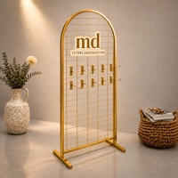 OVAL AYAKLI TEL PANO RAF METAL STANDI 90X190 (DAYANIKLI A KALİTE 