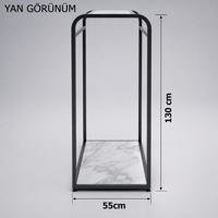 OVAL BÜKÜMLÜ ÇİFTLİ ASKILIK STANDI