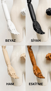 RİBANA KUMAŞ POLYESTER TERZİ PAÇALI VİTRİN MANKENİ