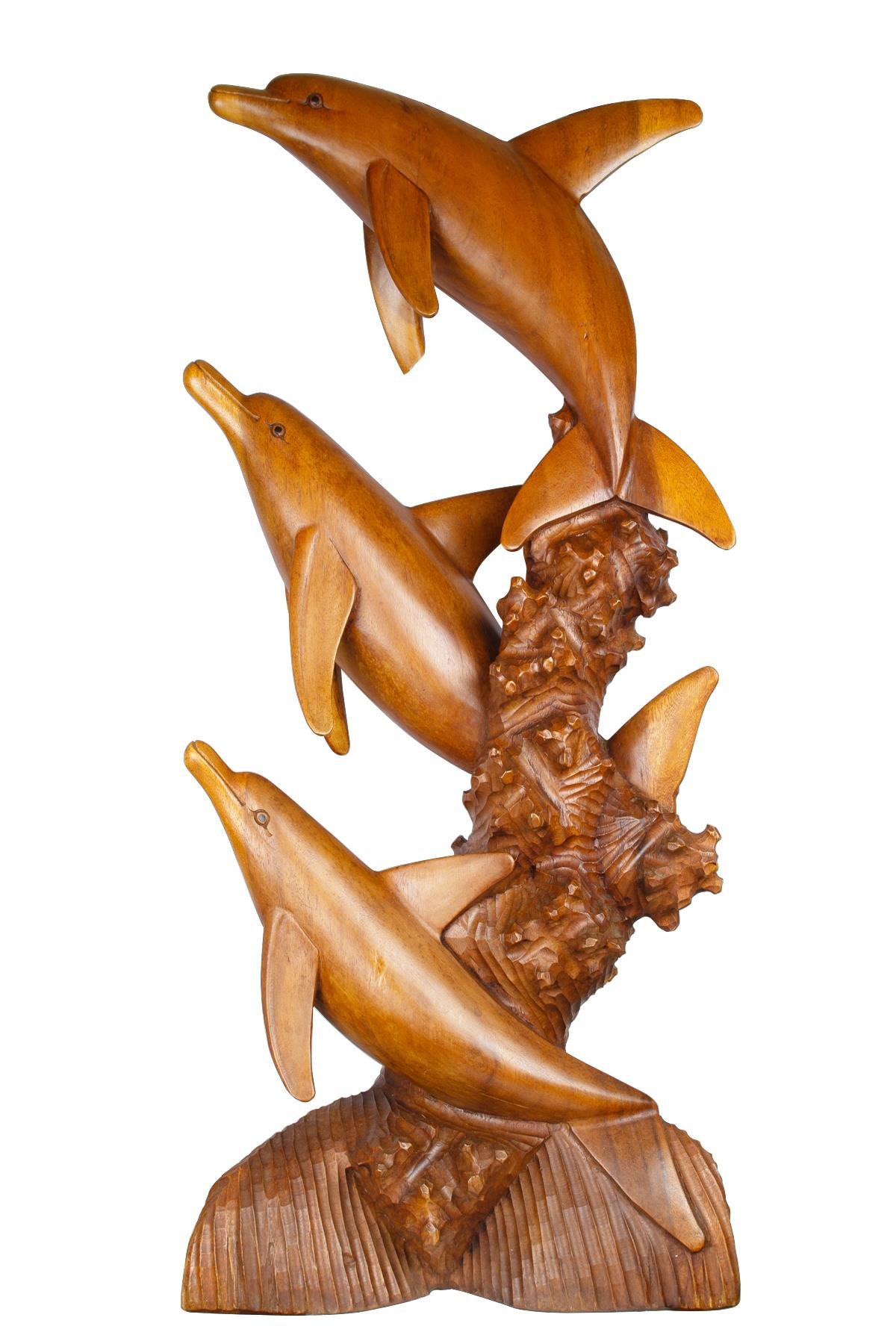 Dekoratif Ahşap Fil Objesi El Yapımı Doğal Tasarım 45 cm x 97 cm