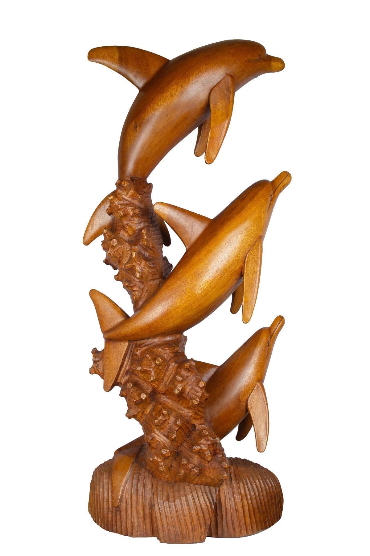Dekoratif Ahşap Fil Objesi El Yapımı Doğal Tasarım 45 cm x 97 cm