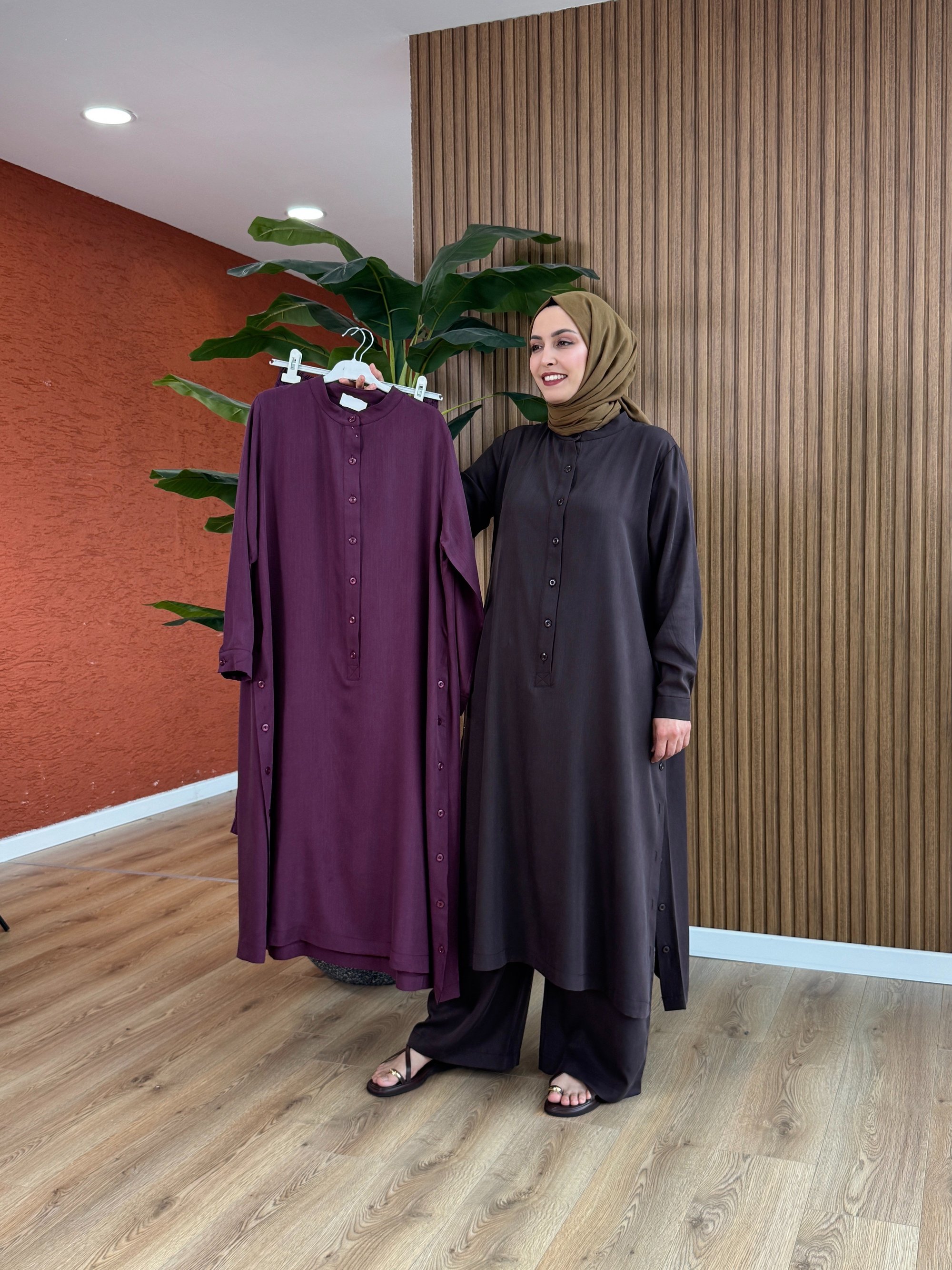 Eflal Tensel Kupra Kap Takım - Mürdüm