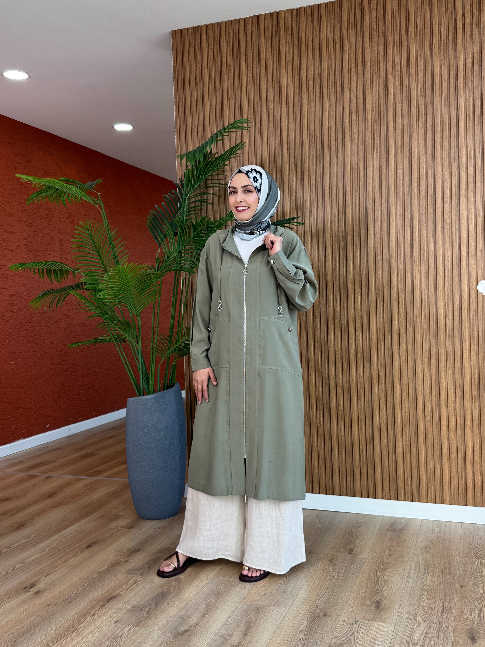 Gamze Tencel Kap -Haki