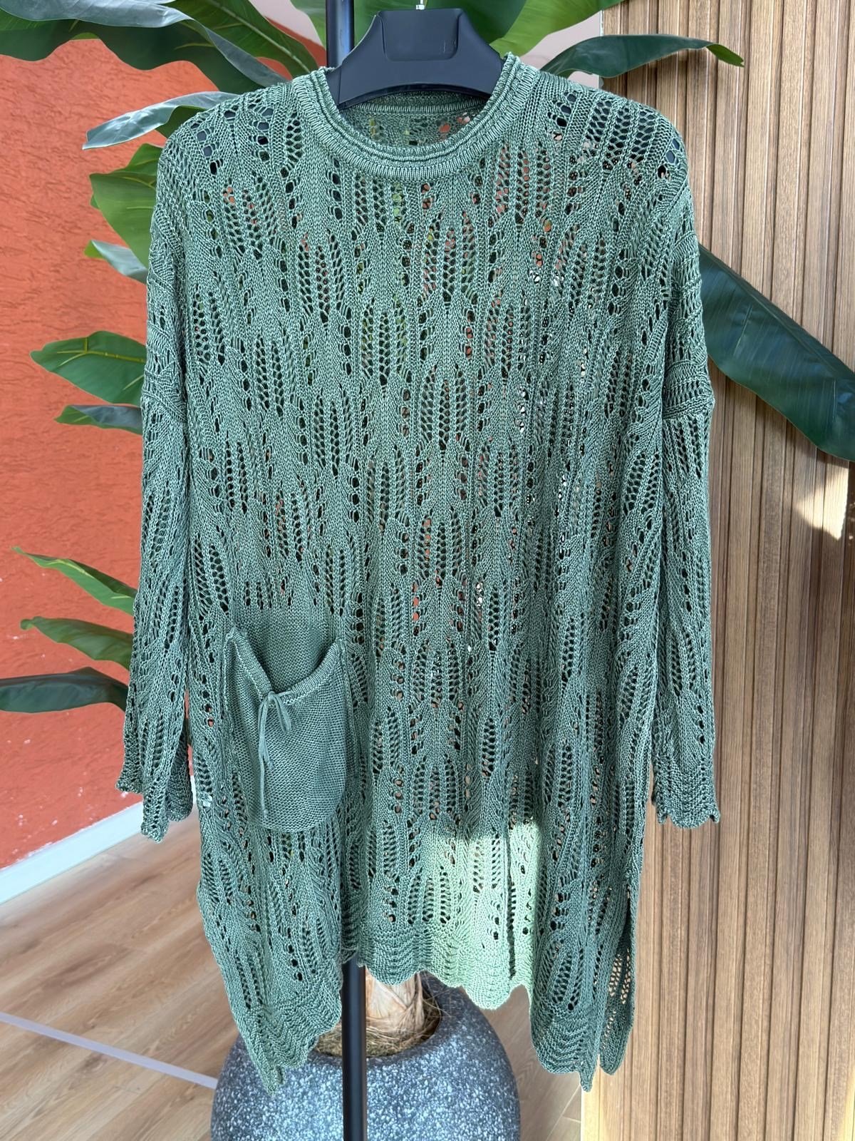 Meyra Pamuk Acurlu  Bluz - Haki