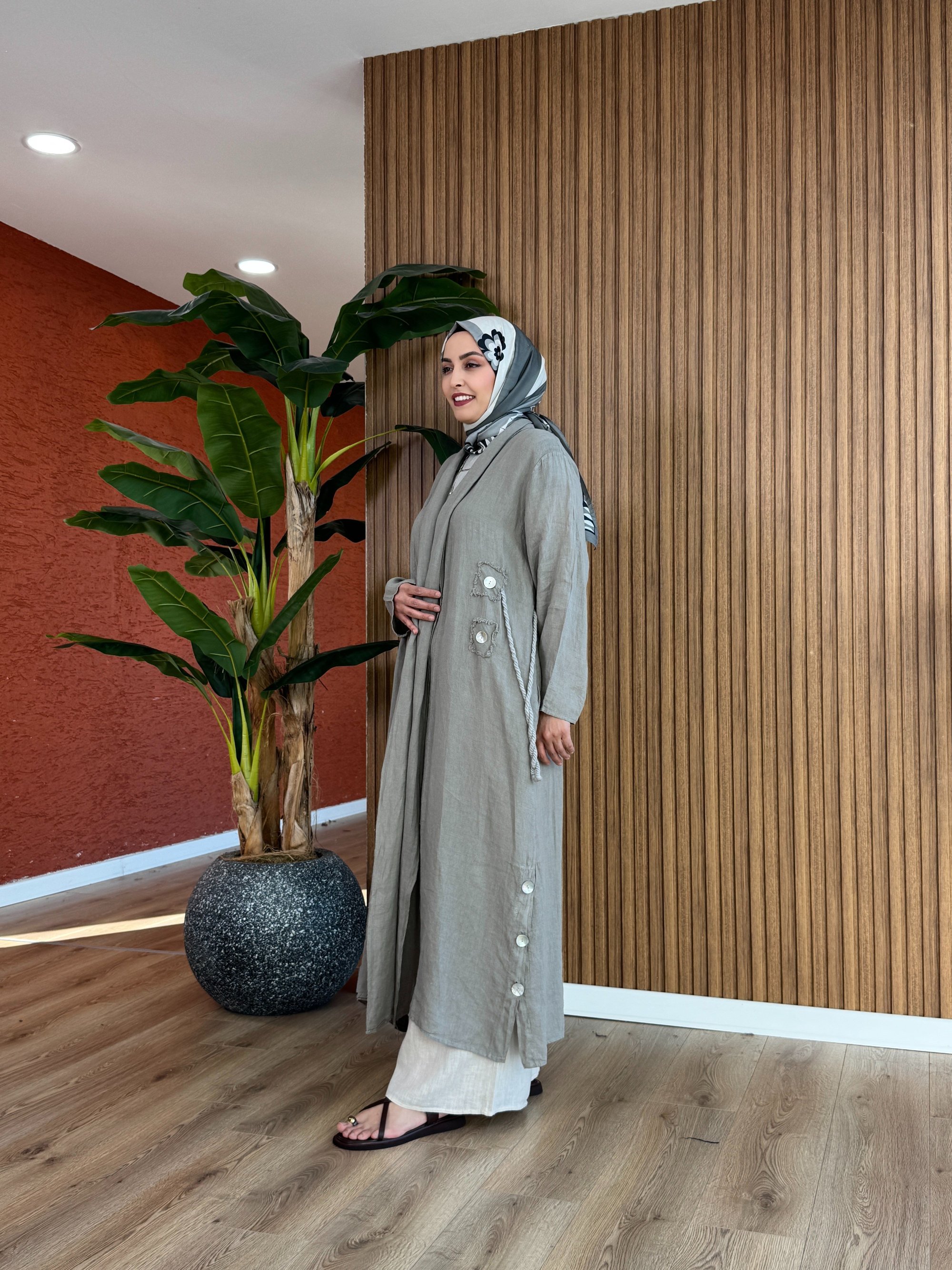 Miray Halat Detay Keten Kap-Vizon