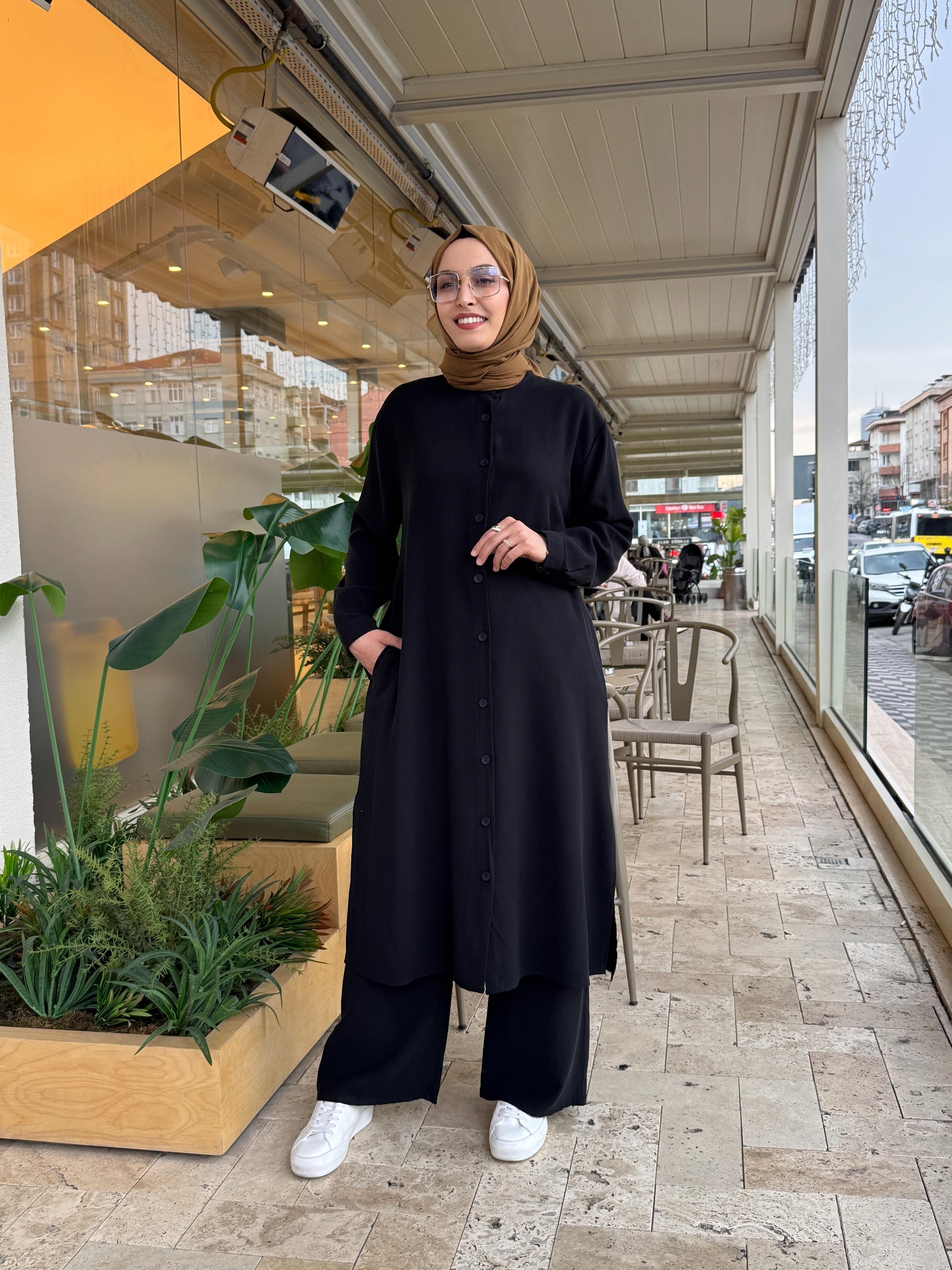 Rana Tensel Takım - Siyah