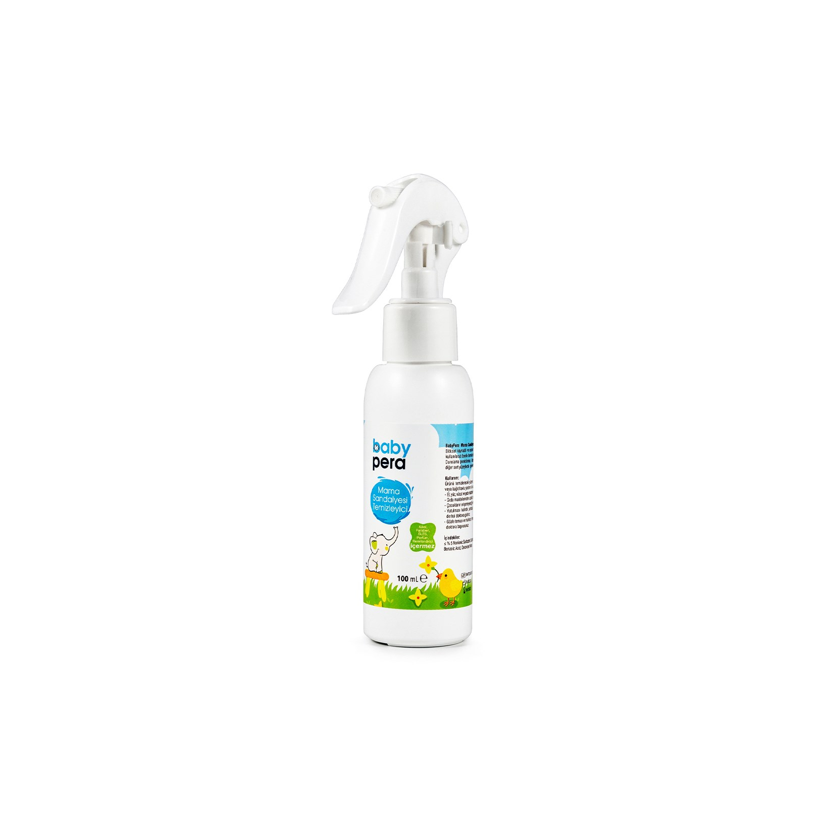 BABYPERA 100 ML OYUNCAK VE MAMA SANDALYESI TEMIZLEYICI | Kişisel Hijyen