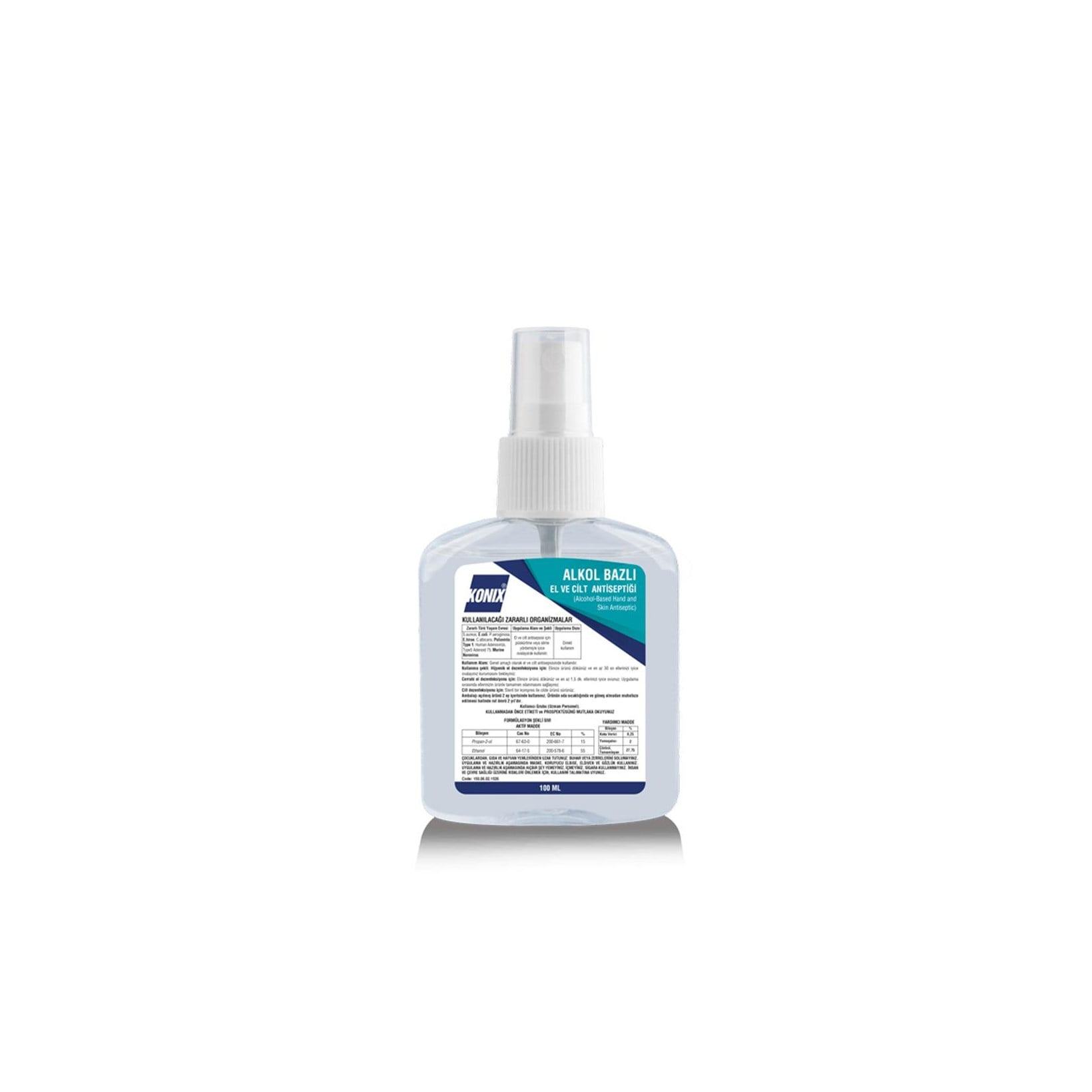 KONIX EL VE CİLT ANTİSEPTİĞİ 100 ML | Antiseptik
