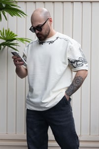 Nakış Detaylı Oversize T-Shirt (TSB25)