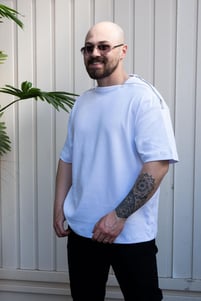 Omuz Detaylı Oversize T-Shirt (TSB26)