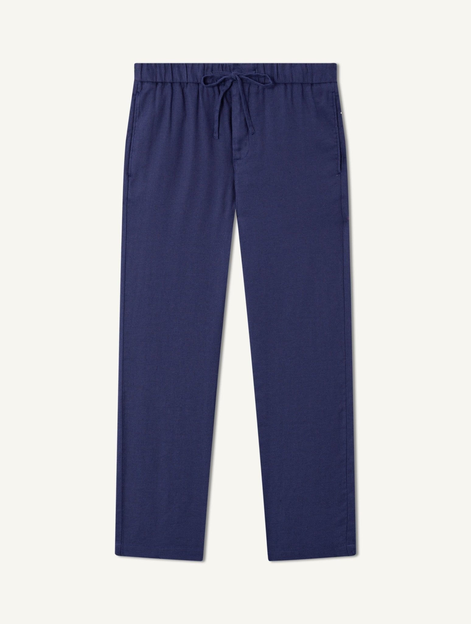 Lacivert Keten Pantolon