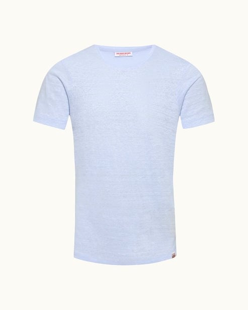 Mavi Kısa Kollu T-shirt