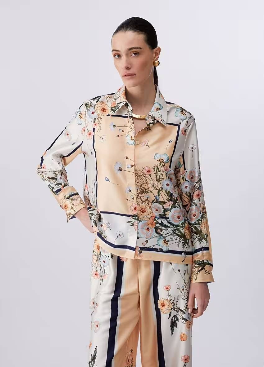 Floral Desenli Gömlek