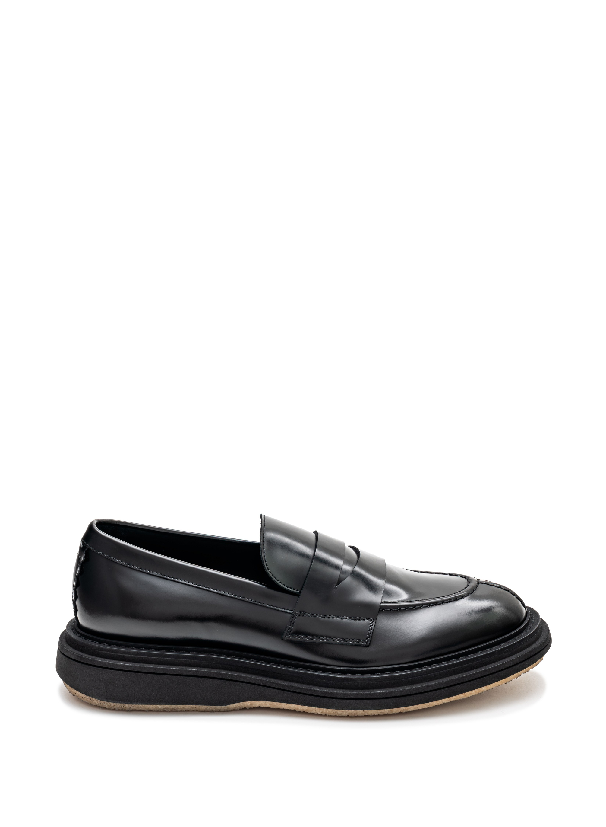 Siyah Deri Loafer