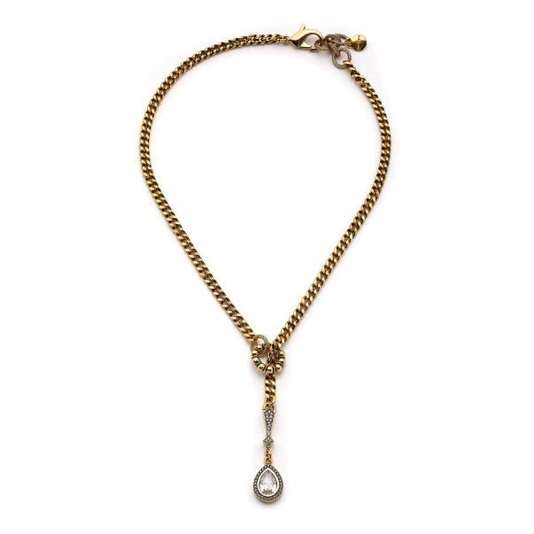 A Drop Of Chic Zirkon Damla Zincir Kolye