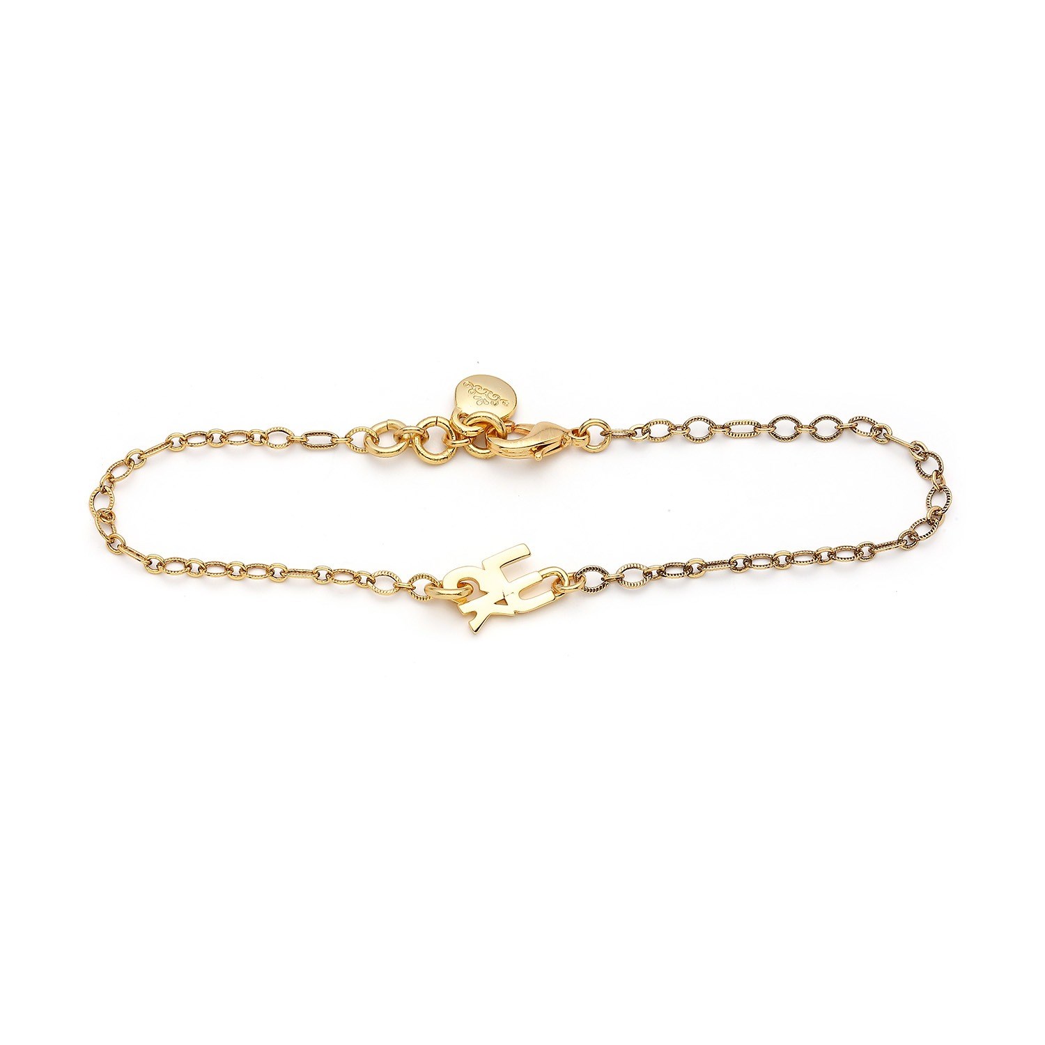 Zelisse Şans Charm Altın Kaplama Zincir Halhal