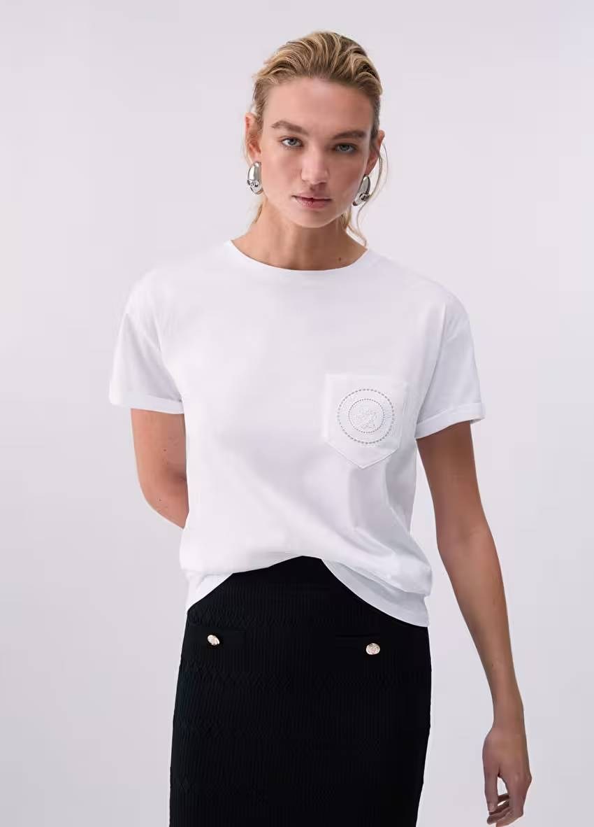 Cep Detaylı T-shirt