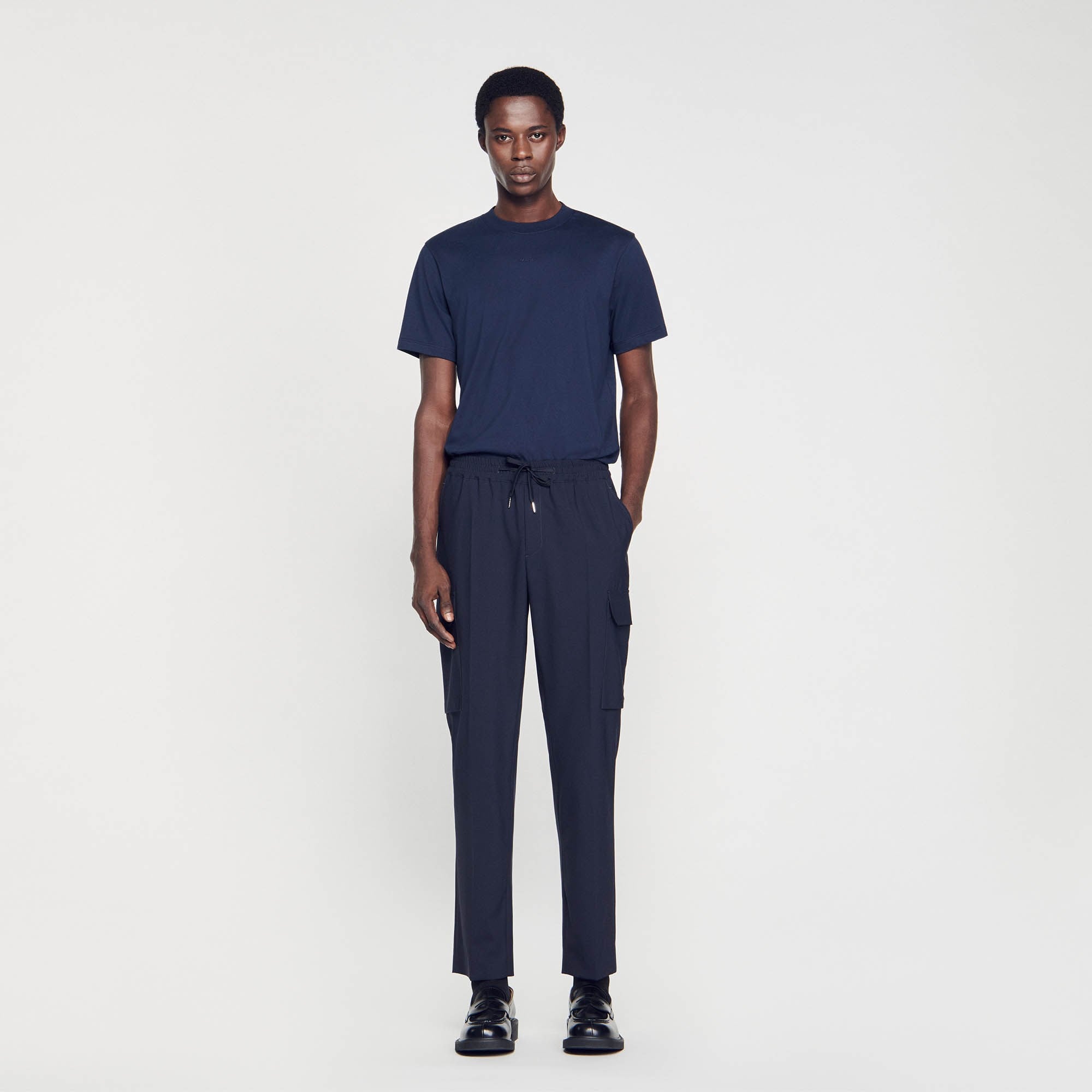 Lacivert Kargo Cep Pantolon