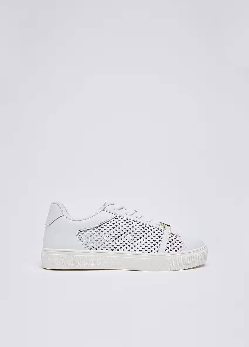 Beyaz Fileli Sneaker