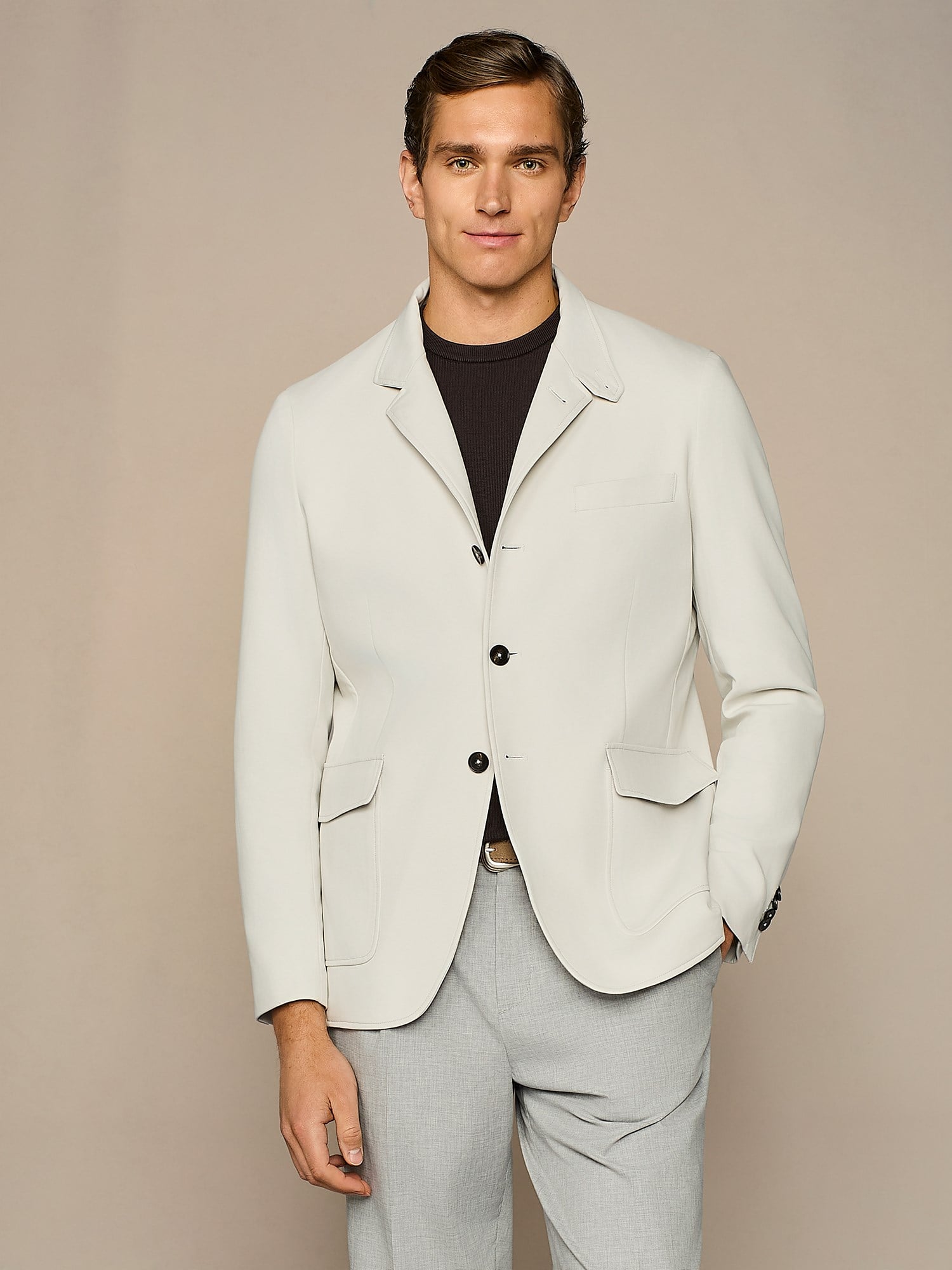 Açık Gri Blazer Ceket