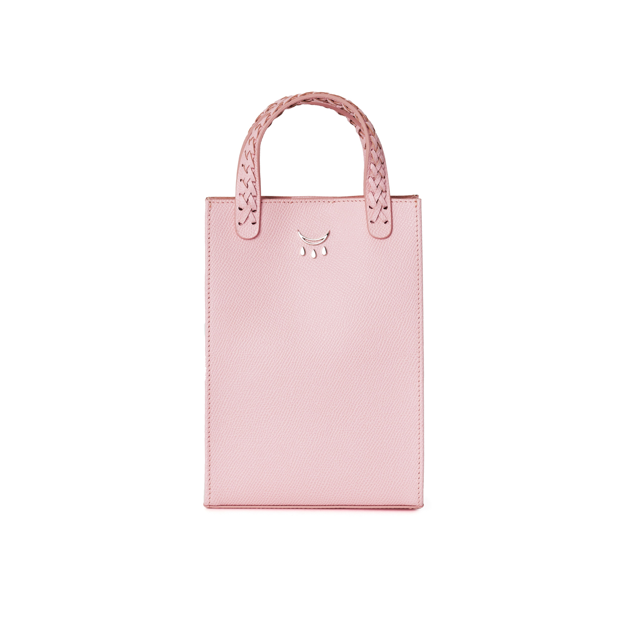 Pembe Deri Çapraz Çanta