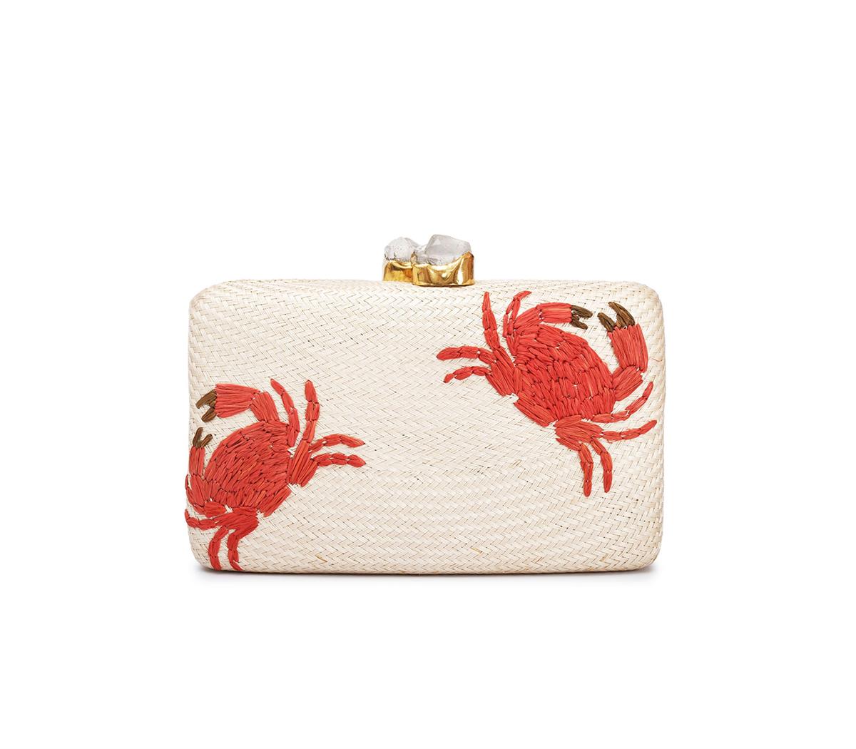 BagoYengeç İşlemeli El Çantası
