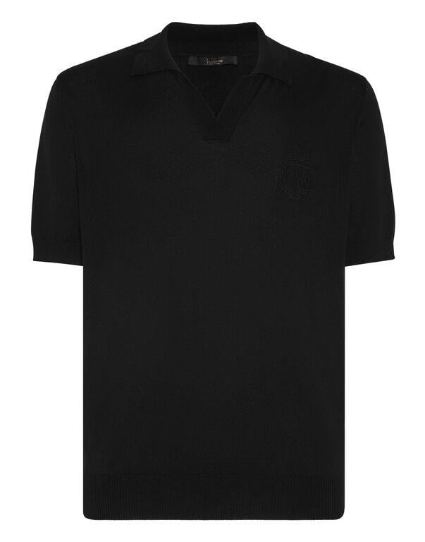 BillionaireSiyah Polo Yaka T-shirt