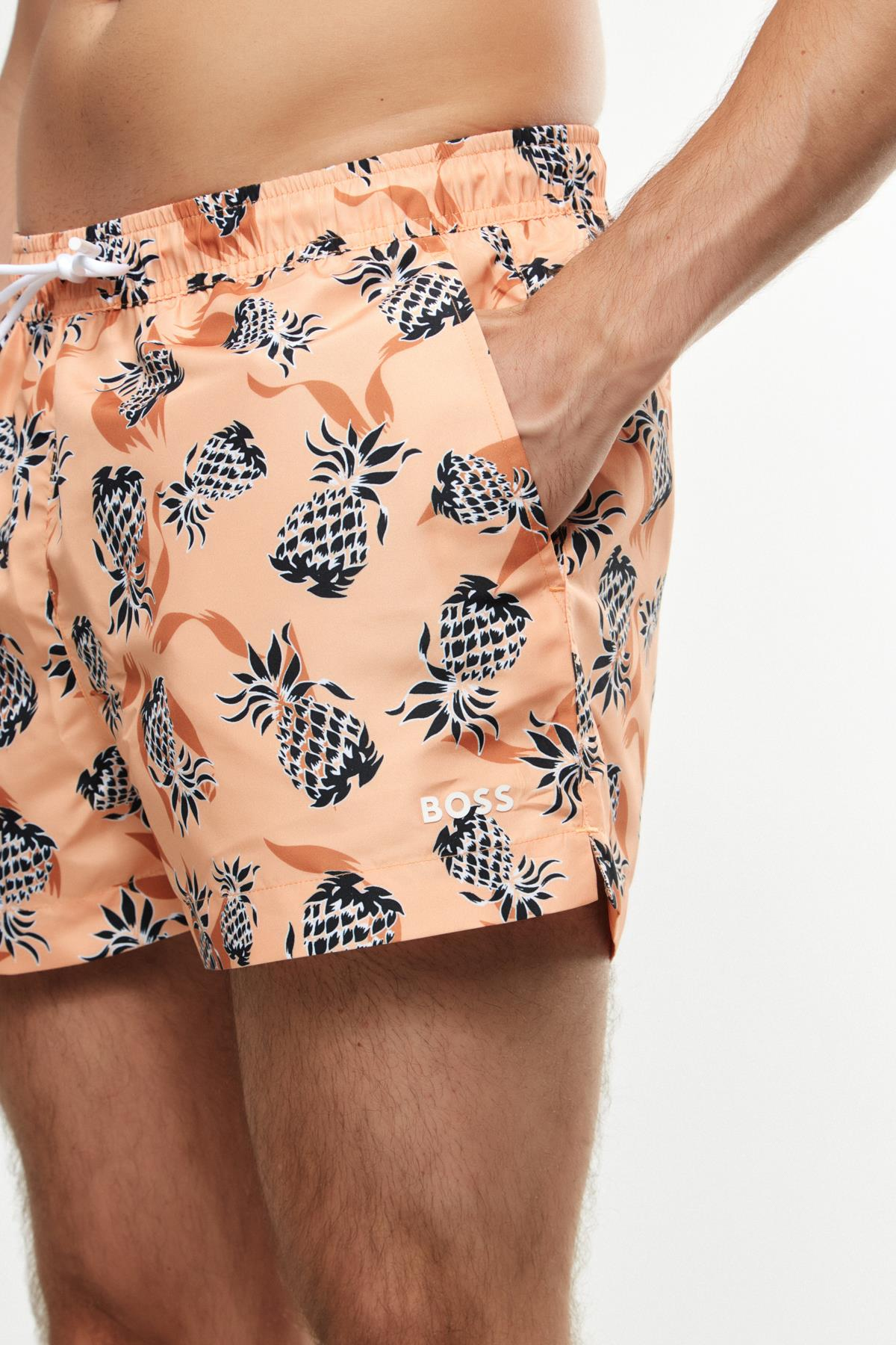 BossAnanas Desenli Şort Mayo
