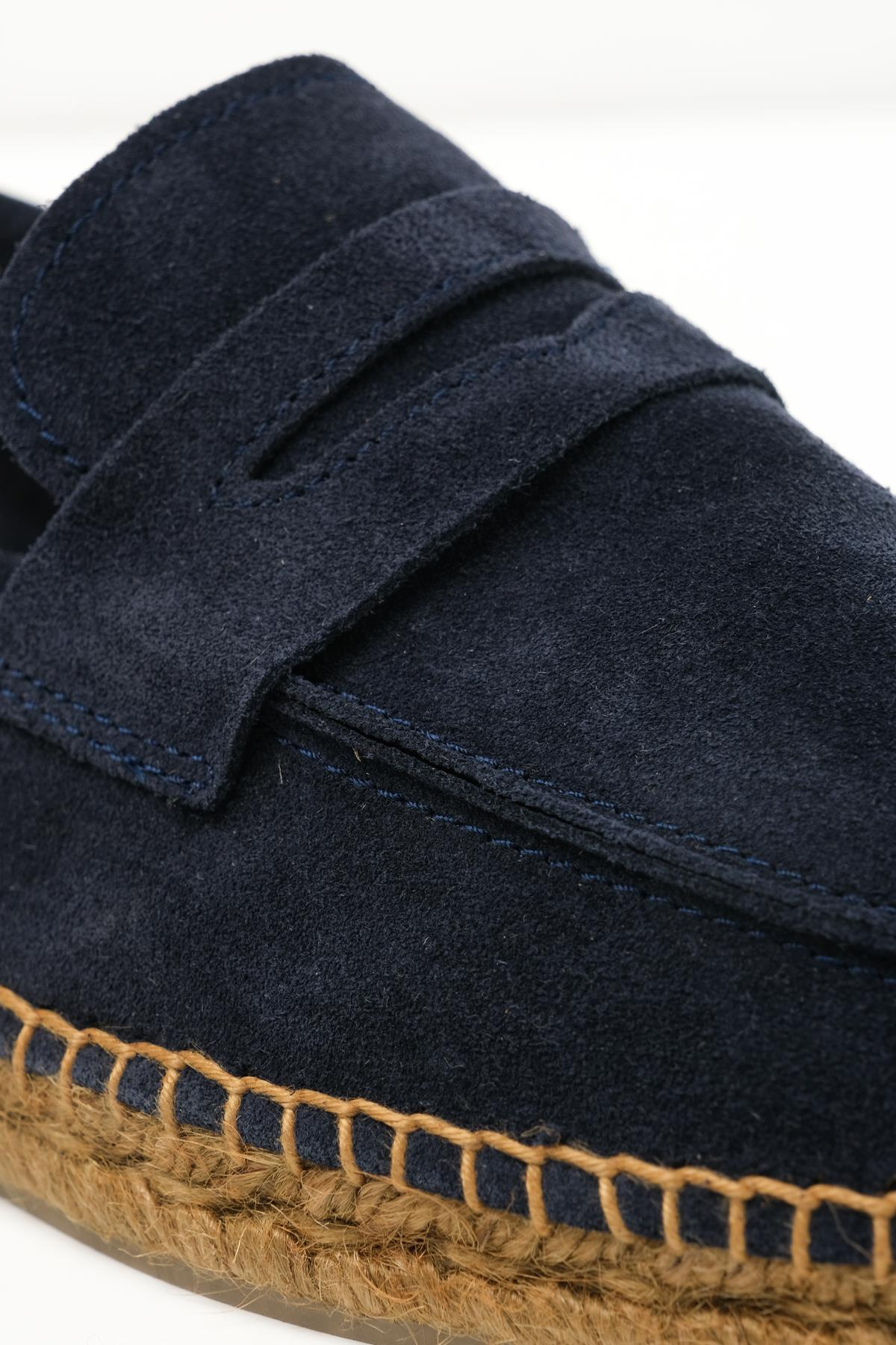 CastanerLacivert Süet Erkek Espadril