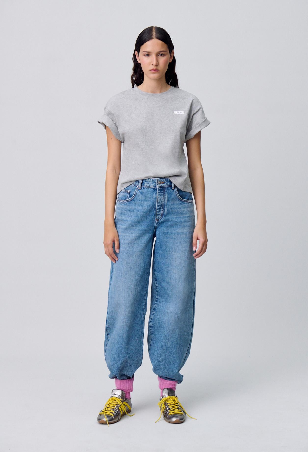 Claudie PierlotLogo Detaylı Pamuk Oversize T-shirt