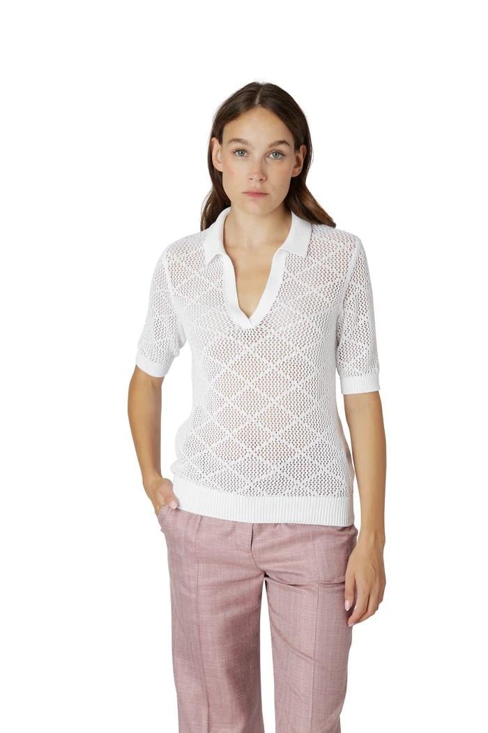 EleventyBaklava Desen Triko Polo Yaka T-shirt
