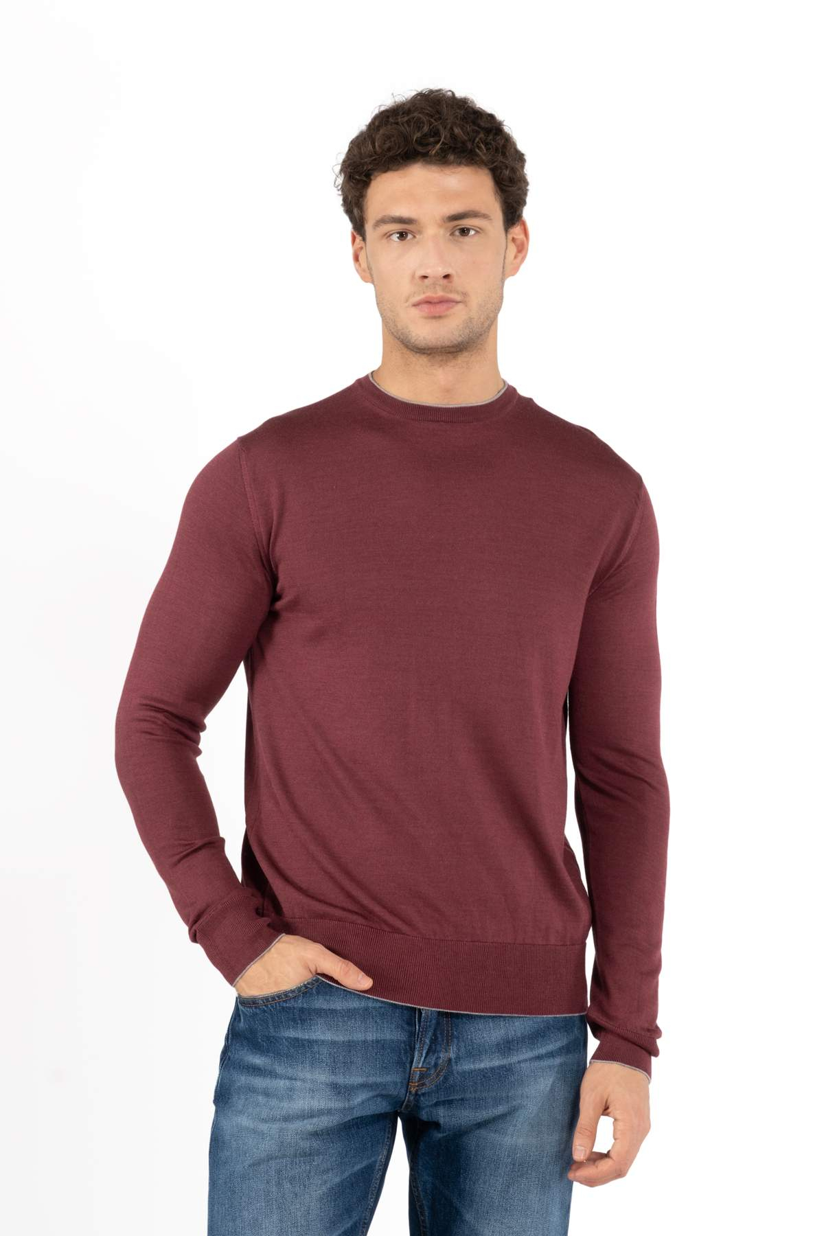 EleventyBordo Merino Yün Triko