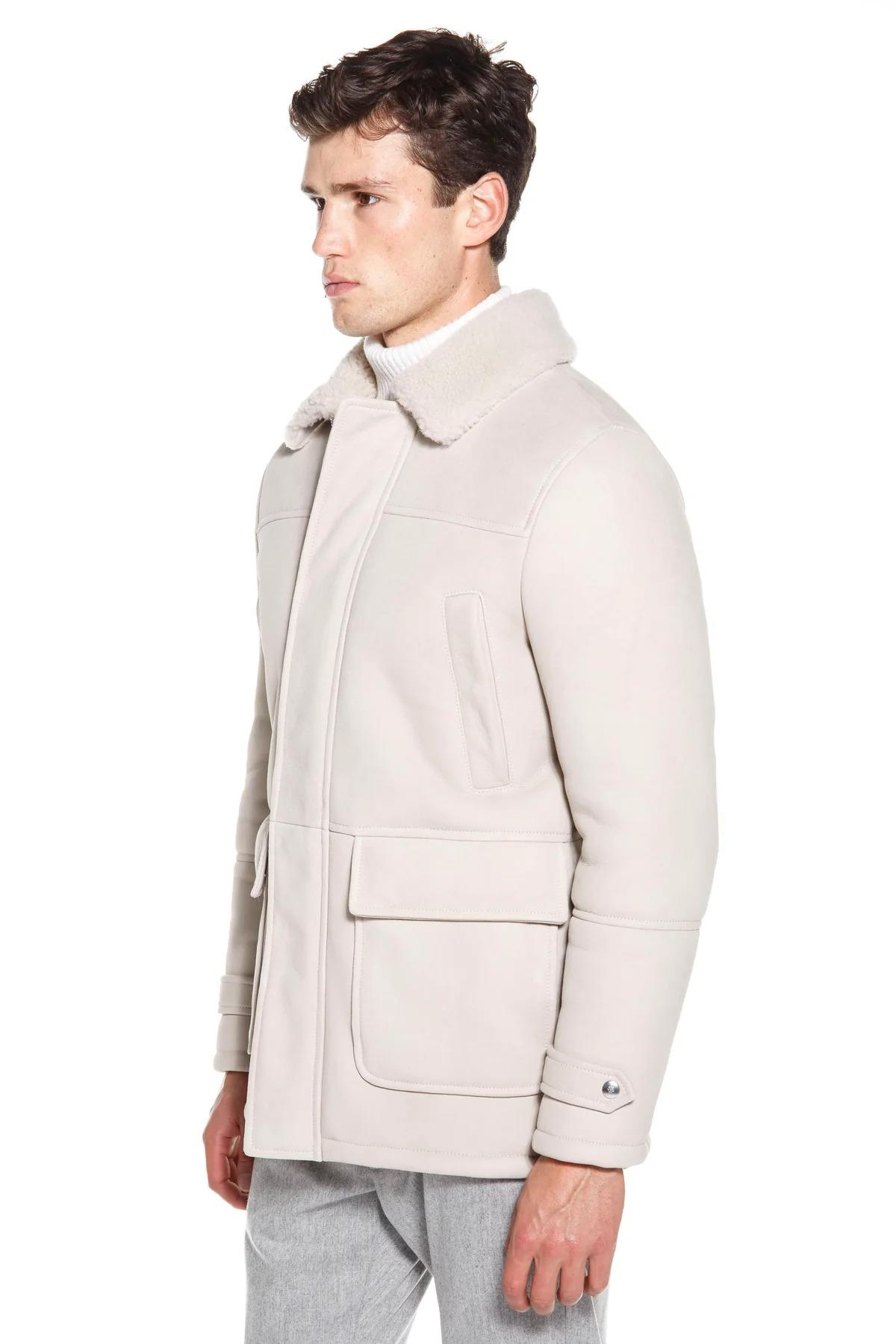 EleventyDüz Kesim Shearling Kaban