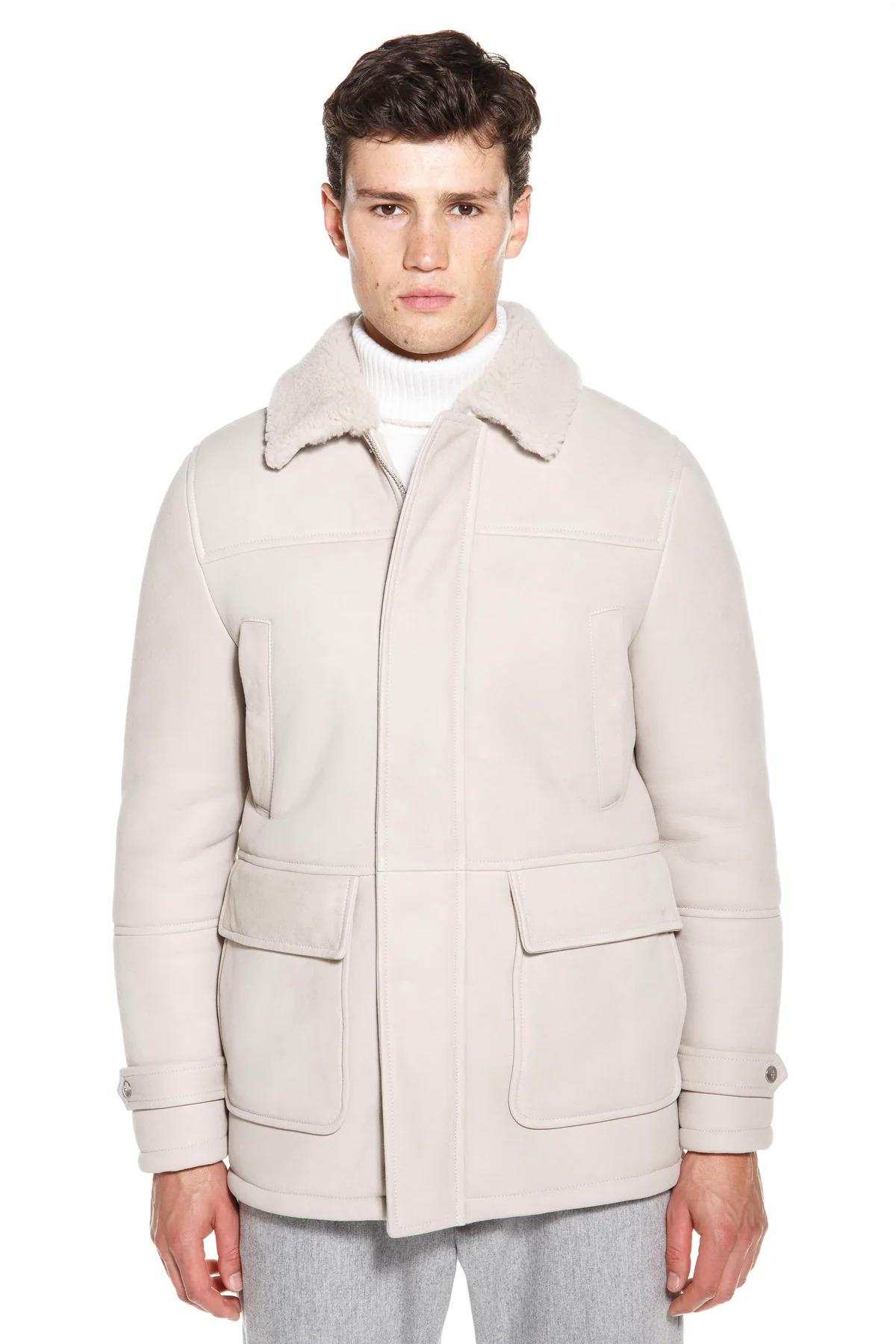 EleventyDüz Kesim Shearling Kaban