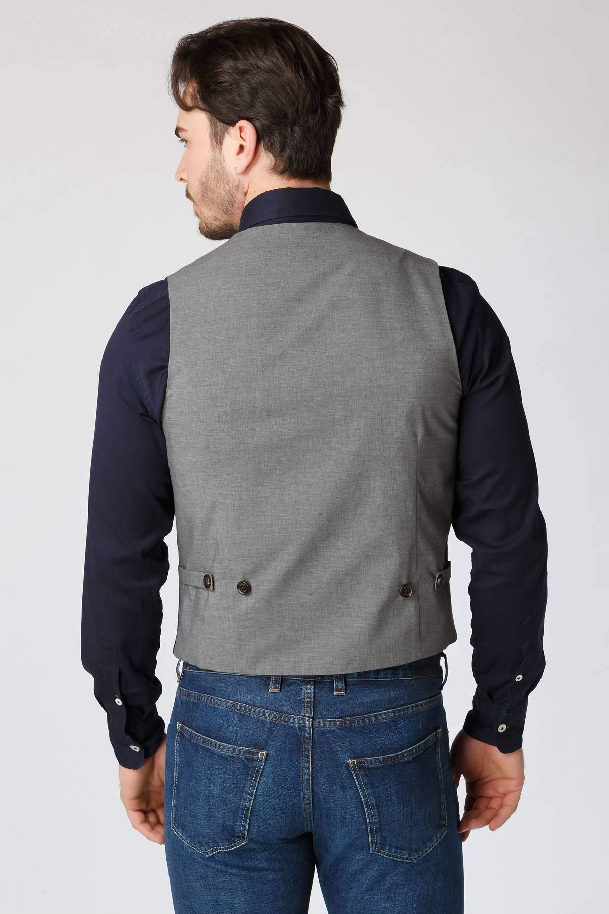 EleventyELEVENTY Yün-Kaşmir, Slim Fit Yelek