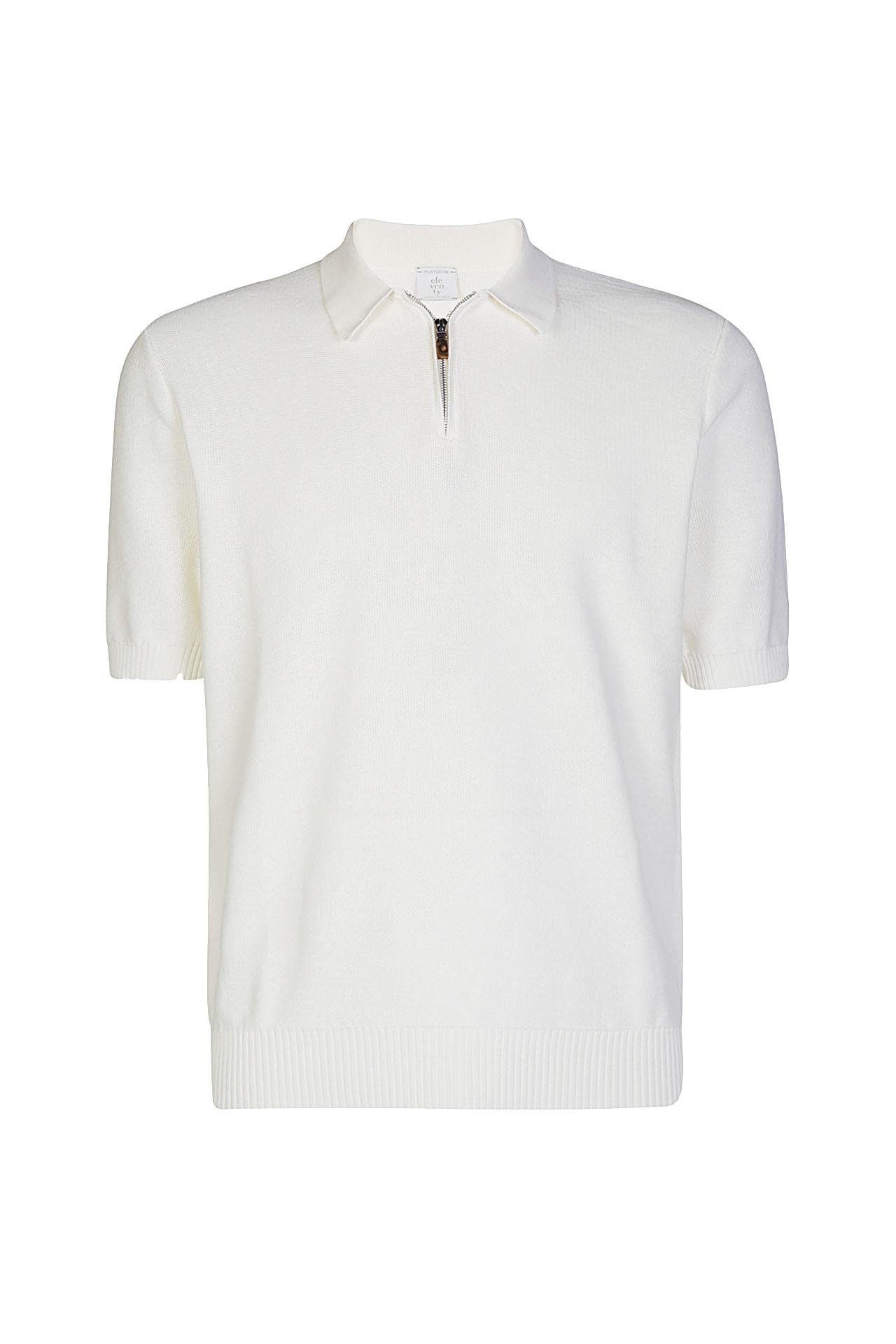 EleventyFermuar Kapama Polo Yaka T-shirt