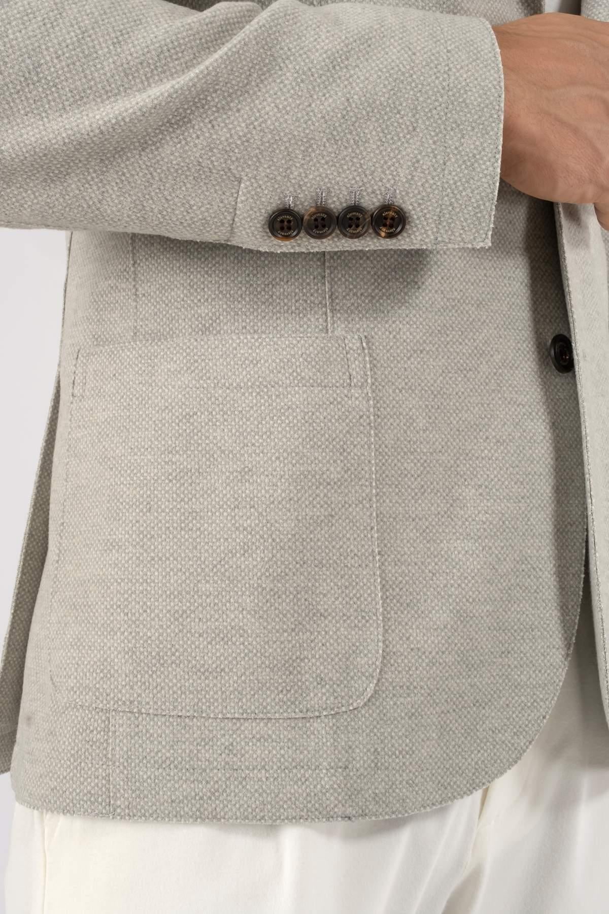 EleventyGri-Bej İki Düğmeli Blazer
