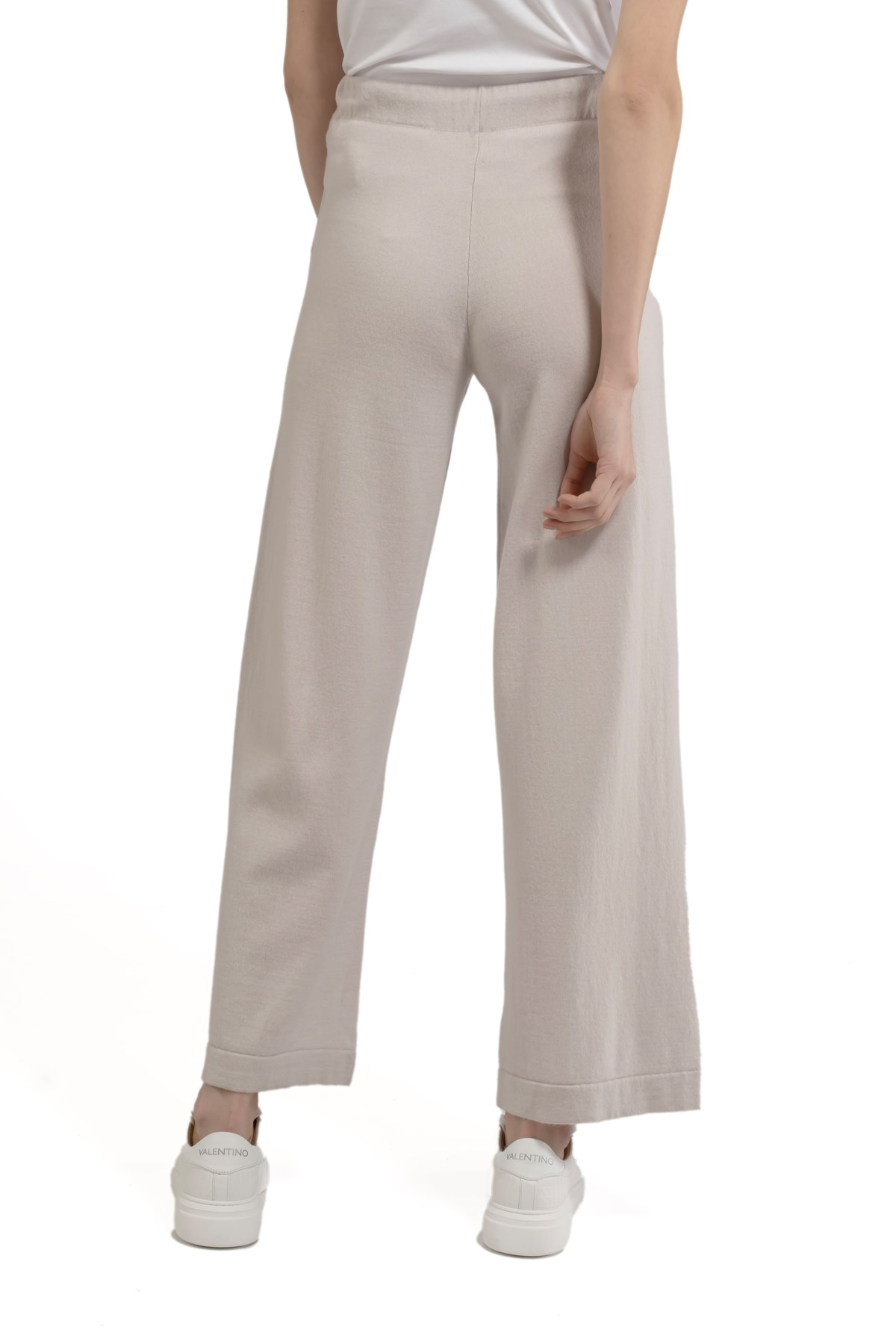 EleventyGri Geniş Paça Kaşmir Pantolon