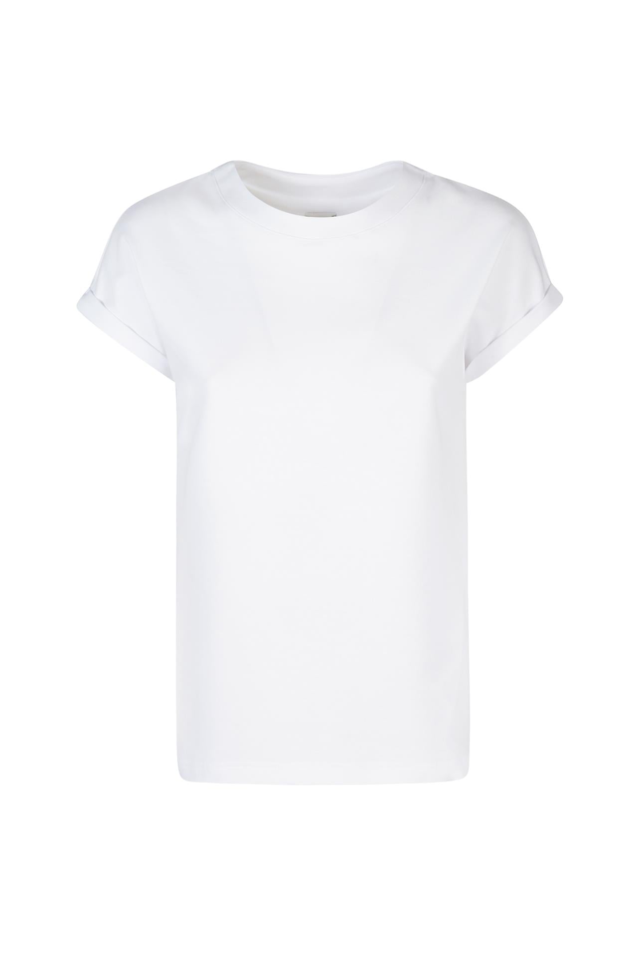 EleventyYuvarlak Yaka Beyaz Kadın T-Shirt