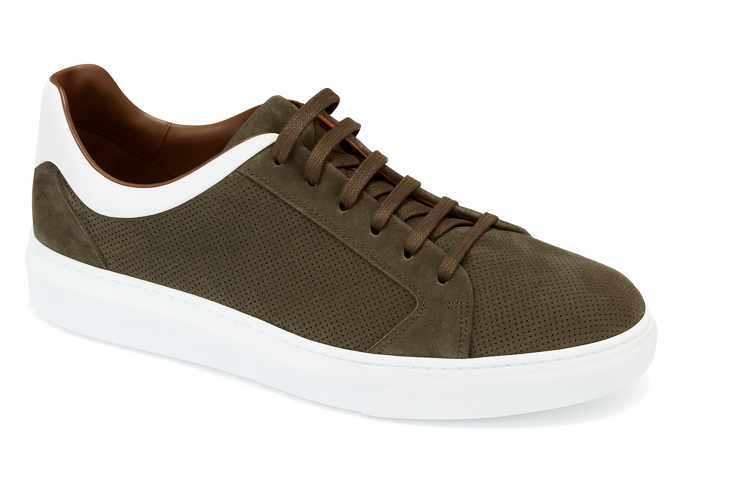 Fratelli RossettiSüet Haki Sneaker