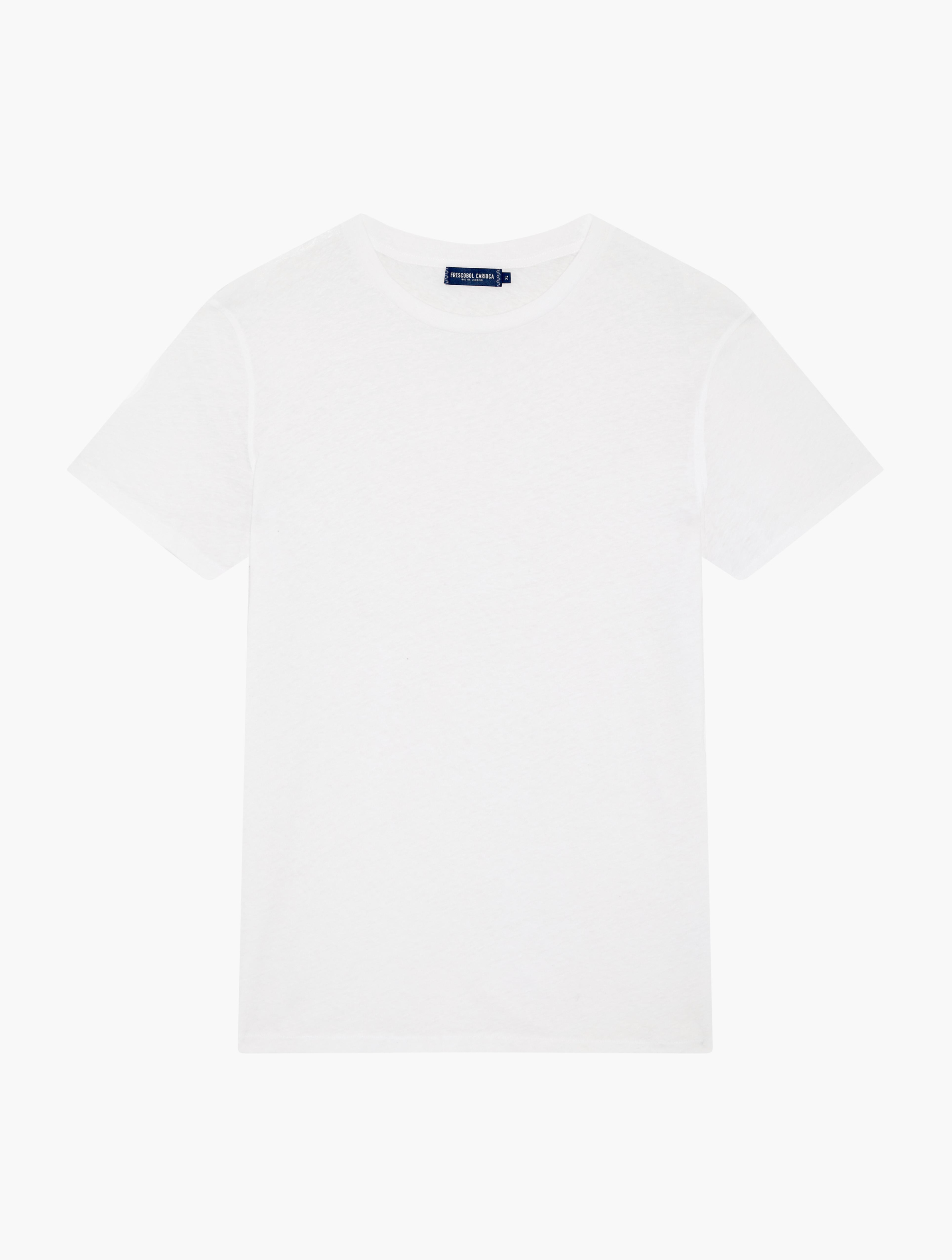 Frescobol CariocaKeten Karışımlı Beyaz T-Shirt