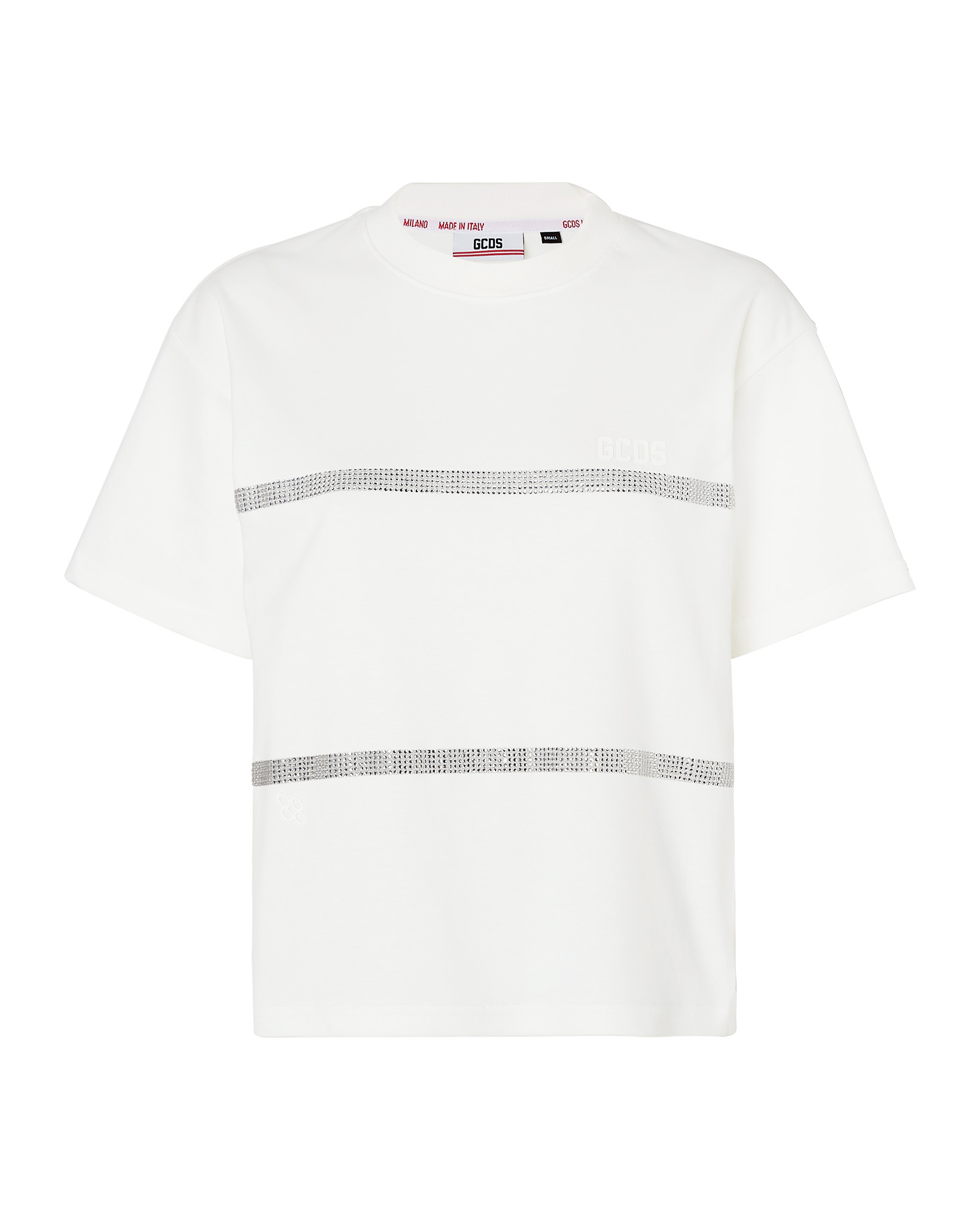 GCDSZımba İşlemeli Beyaz T-shirt
